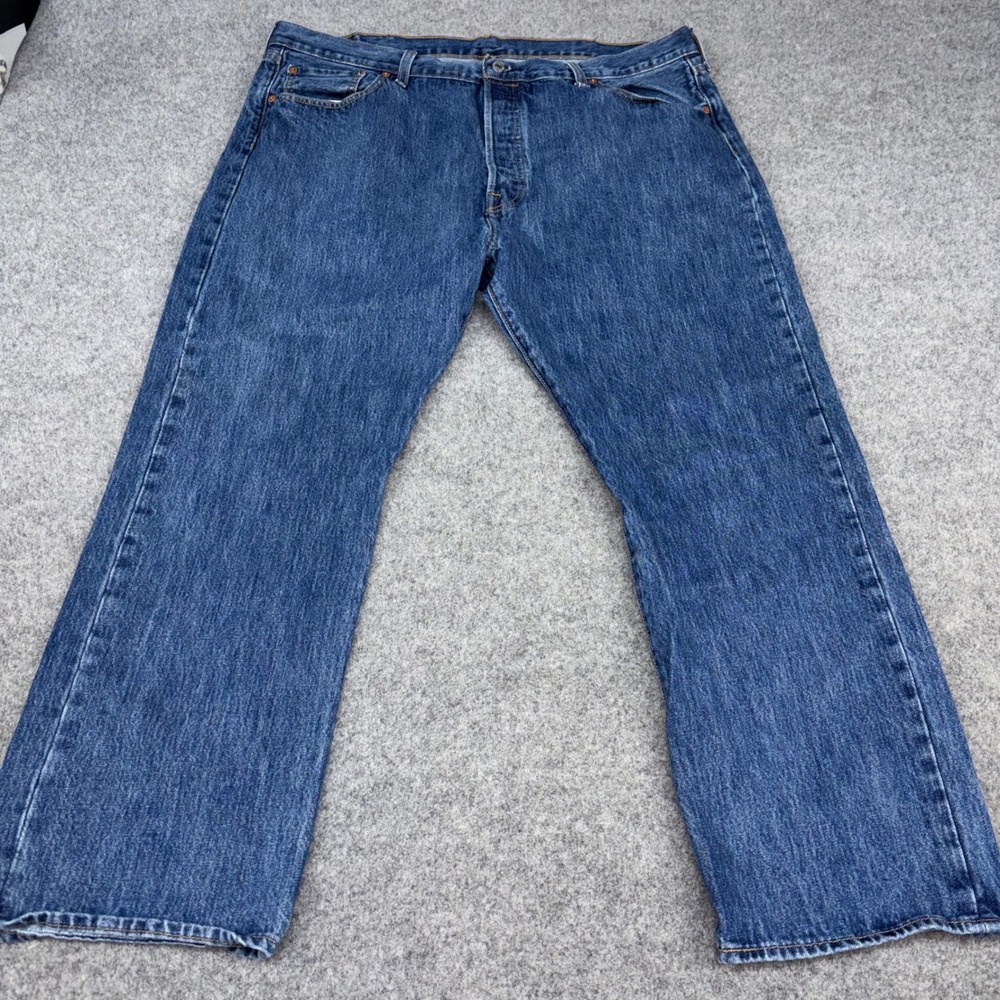 Levis 501 Original Fit Jeans Mens 42x30 (Fits 40x29) Button Fly Straight Denim